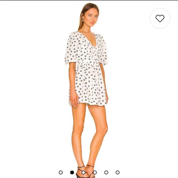 For Love & Lemons 🍋 Connie Mini Dress in Ivory Size S - Picture 2 of 12